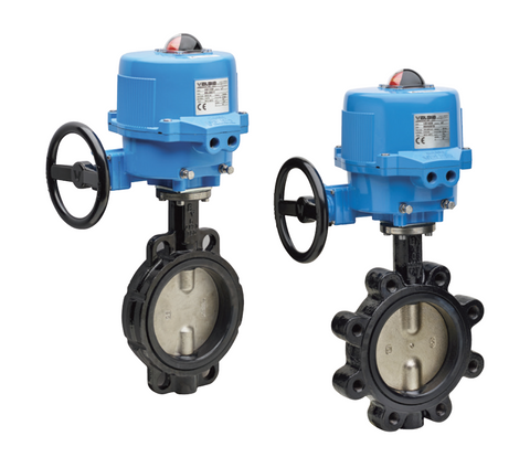 Electrically Actuated Wafer and Lugged Butterfly Valves
