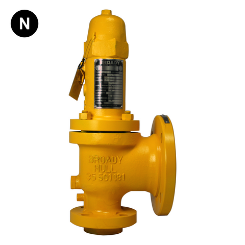 Broady 3500 Carbon Steel Safety Relief Valve (UK Castings) - Flowstar (UK) Limited